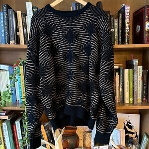 VINTAGE. Wayne Scott. Acrylic crew neck sweater.